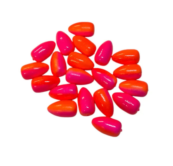 Pink and Orange Size #2 Bullet Floats (20 pack)