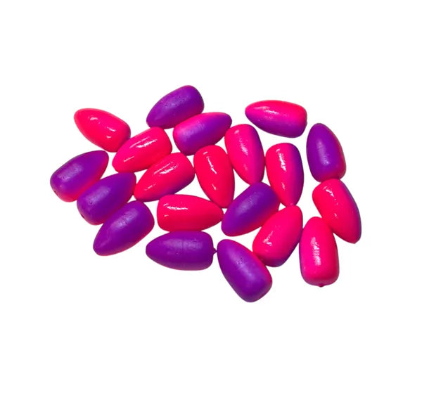 Pink and Purple Size #2 Bullet Floats (20 pack)