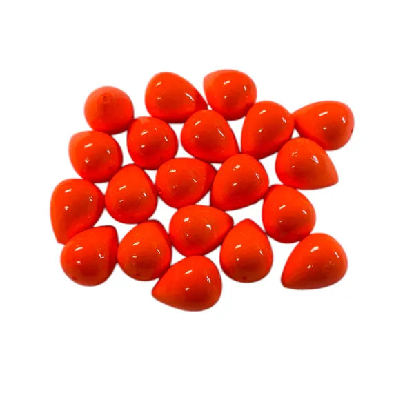 Orange Size #2 Rattle Pear Floats (20 pack)