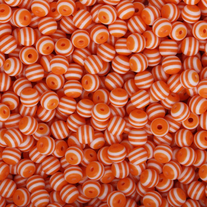 Orange Creamsickle Pompano Beads (25 Pack)