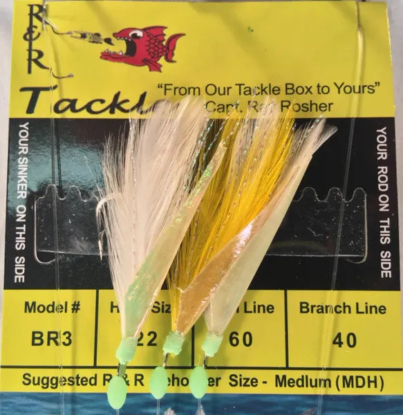 R&R Tackle's 3 Hook Blue Runner Rig: Green
