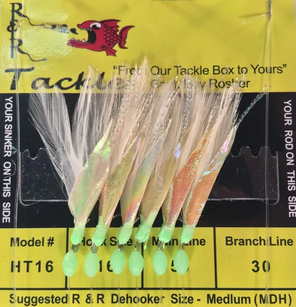 R&R Tackle's 6 Hook Blue Runner Rig: Green